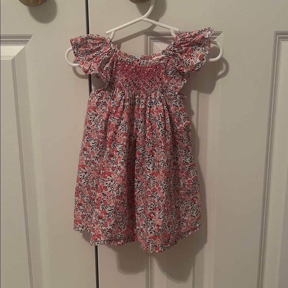 Floral Pink Baby Dress